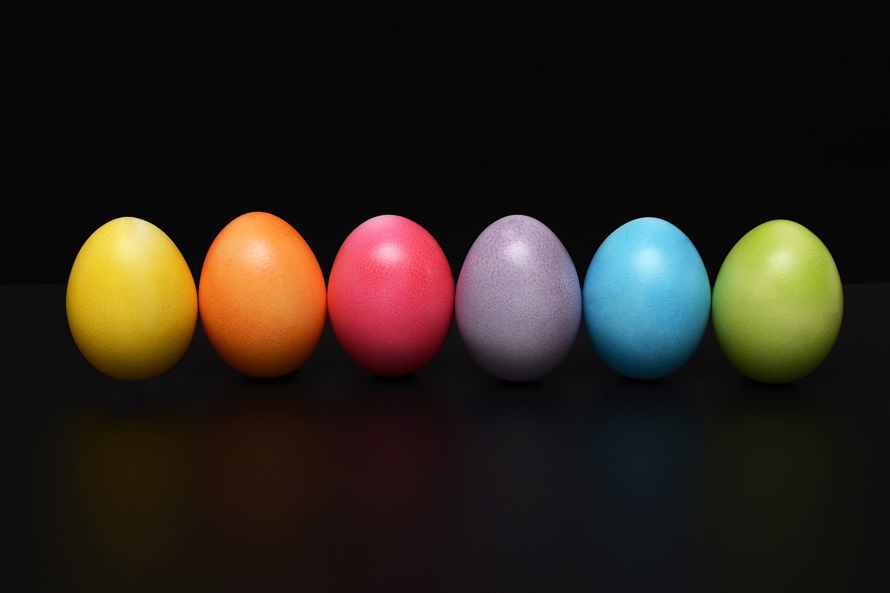 easter, easter eggs, eggs, colorful, happy easter, colors, rainbow colors, multicolored, easter theme, colored, boiled eggs, colorful eggs, easter, easter, easter, easter, easter, easter eggs, eggs